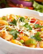 Летний овощной суп в итальянском стиле