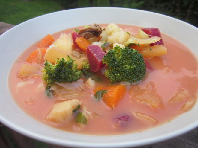 Рецепт маминого овощной суп