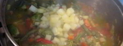 минестроне овощной. Шаг 9