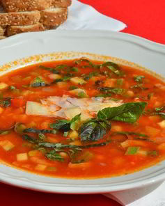 Минестроне с беконом