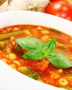 Минестроне с консервированными помидорами