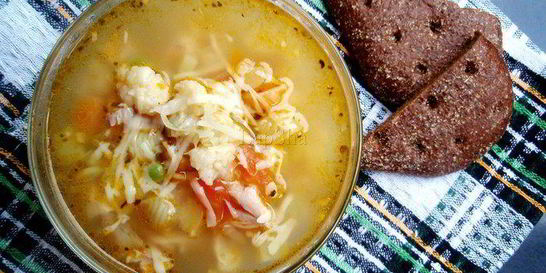 Минестроне с курицей