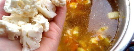 минестроне с курицей. Шаг 8