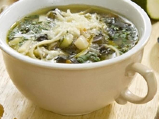 Рецепт минестроне с лингвини