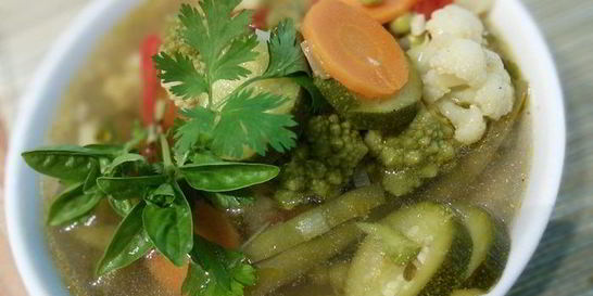 Минестроне с песто