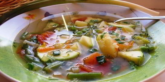 Овощной суп для худеющих