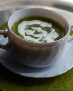 Овощной суп из цукини, кольраби и сельдерея