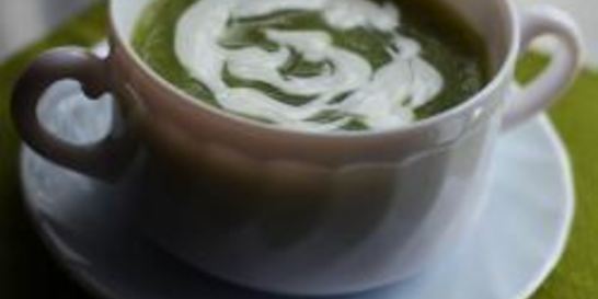 Овощной суп из цукини, кольраби и сельдерея