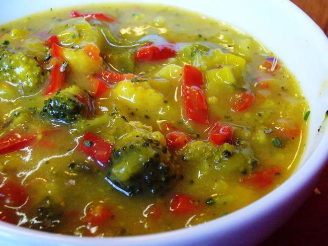 Рецепт овощного супа-карри дыхание осени