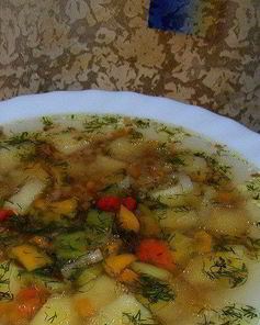 Овощной суп с гречневой крупой