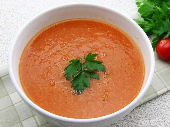 Рецепт овощного супа с имбирем