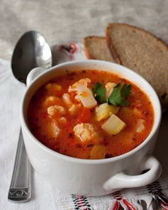 Овощной суп с кабачками