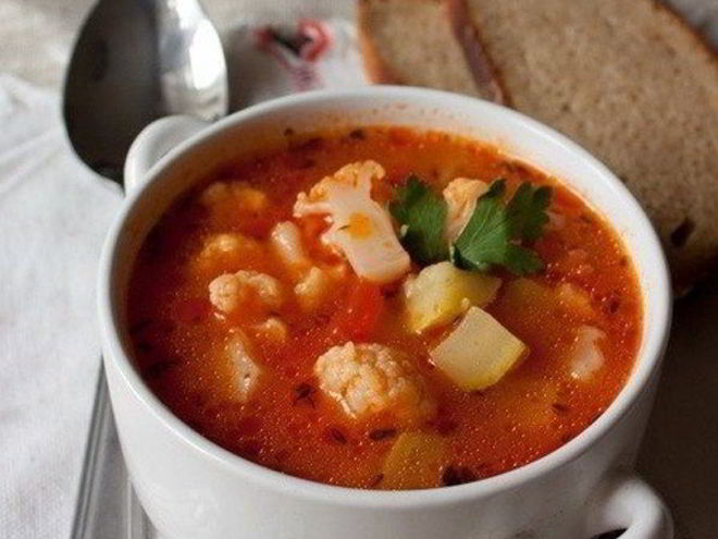 Рецепт овощного супа с кабачками