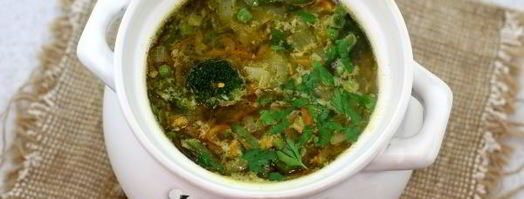 овощной суп с консервированным зеленым горошком. Шаг 9