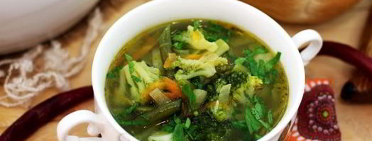 овощной суп с консервированным зеленым горошком. Шаг 11