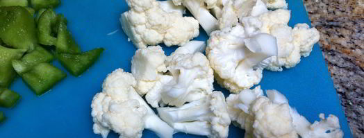 овощной суп с семгой. Шаг 3