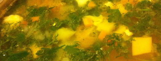 овощной суп с семгой. Шаг 7