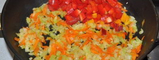 овощной суп с сырными клецками-шариками. Шаг 6