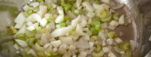 овощной суп с тыквой и фасолью. Шаг 7