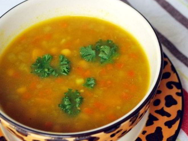 Рецепт овощного супа с тыквой