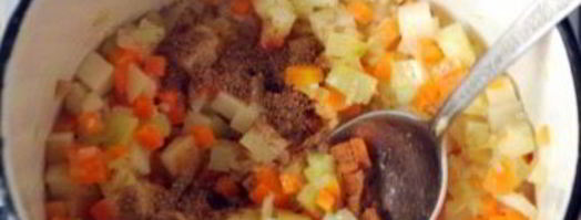 овощной суп с тыквой. Шаг 4