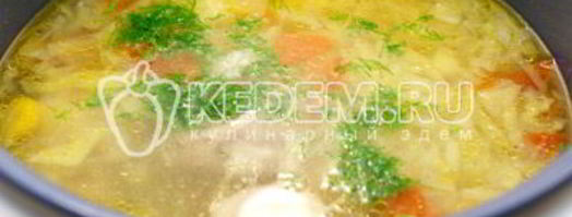овощной суп в мультиварке. Шаг 8