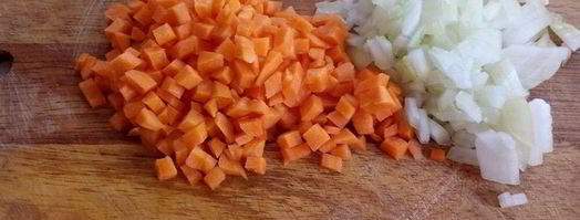 овсяный суп с индейкой и овощами. Шаг 4