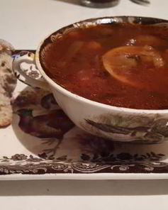 Средиземноморский овощной суп