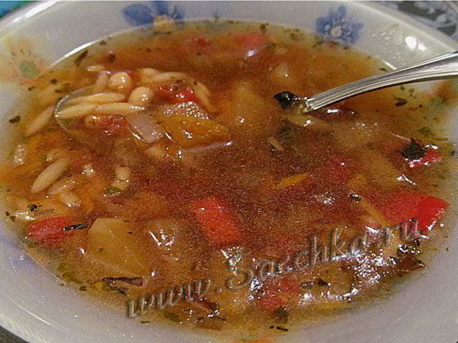 Рецепт супа минестроне овощной