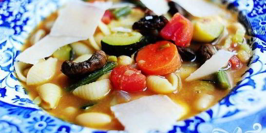 Суп минестроне с пастой