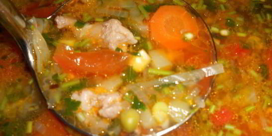 Суп овощной по-испански