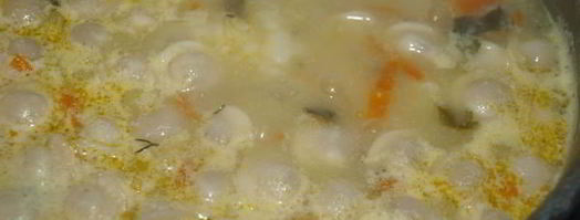 суп овощной с пельменями. Шаг 12