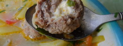 суп с овощами и тефтелями. Шаг 8