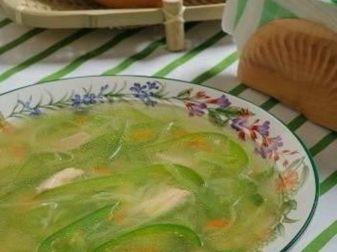 Рецепт зеленого овощной суп