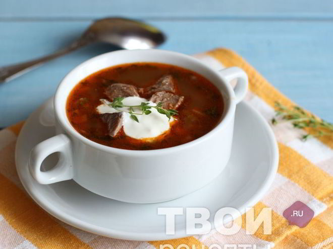 Рецепт чечевичной похлебки с говядиной