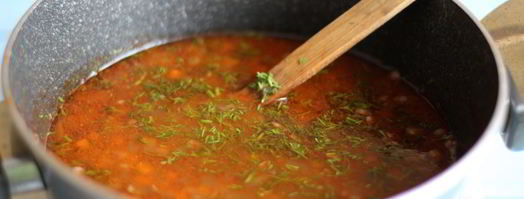 чечевичная похлебка с говядиной. Шаг 10