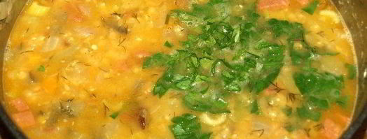 чечевичная похлебка с овощами и пепперони. Шаг 12