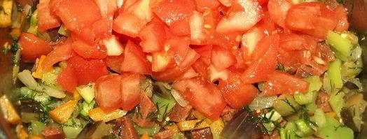 чечевичная похлебка с овощами и пепперони. Шаг 9