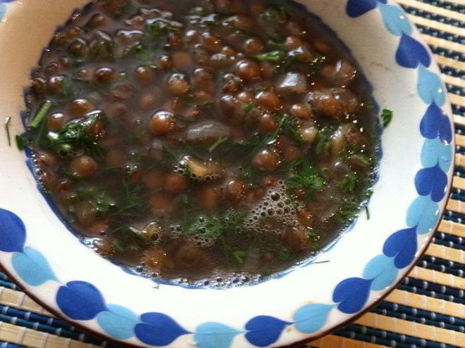 Рецепт чечевичной постной похлебки