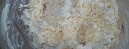 чесночная похлебка с сырно-куриными тостами. Шаг 3