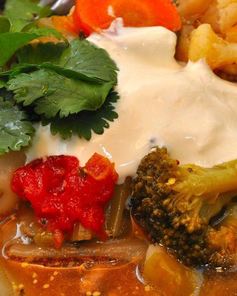 Домашняя похлебка с мясом