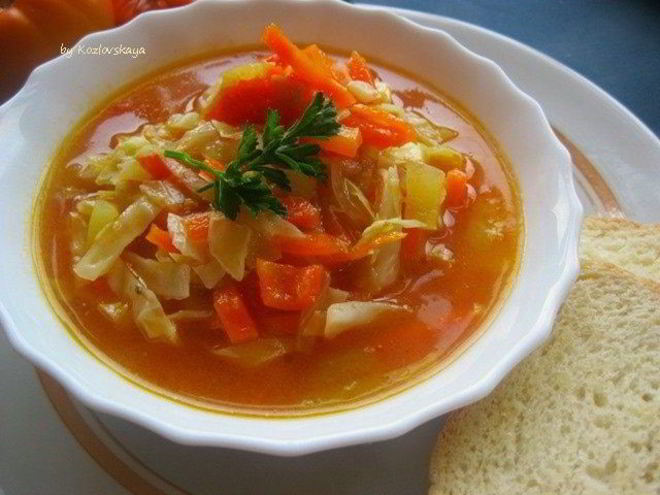 Рецепт марокканской овощной похлебки с гренками