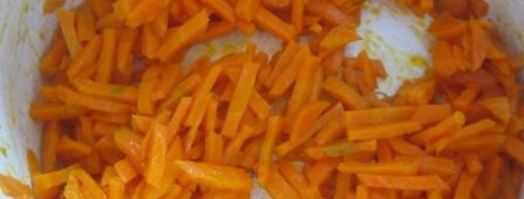 марокканская овощная похлебка с гренками. Шаг 3