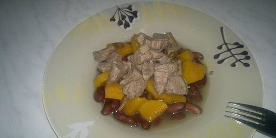 Похлебка с бобами и говядиной