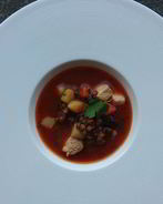 Похлебка с чечевицей и черносливом