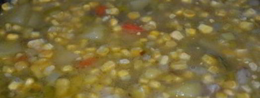 похлебка с крабами и кукурузой. Шаг 6