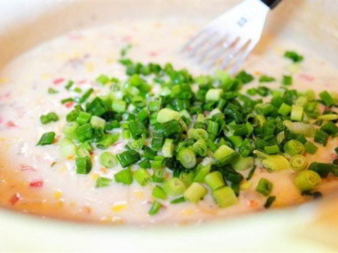 Рецепт похлебки с кукурузой и сыром