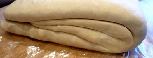 похлебка с семгой и шпинатом под домашним слоеным тестом очарована, околдована. Шаг 9