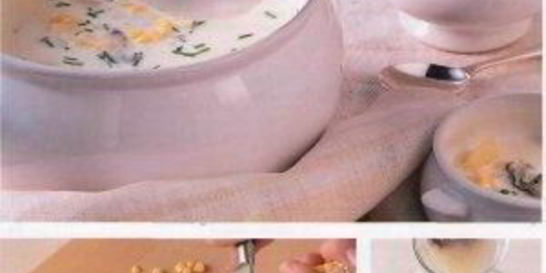 Похлебка с устрицами и кукурузой