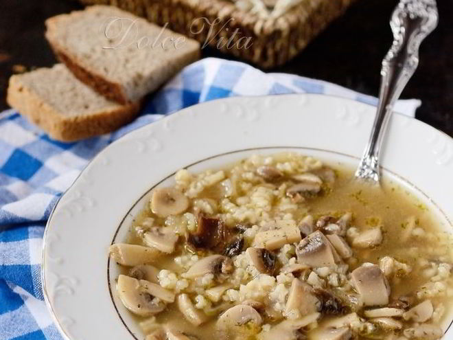 Рецепт русской грибной похлебки